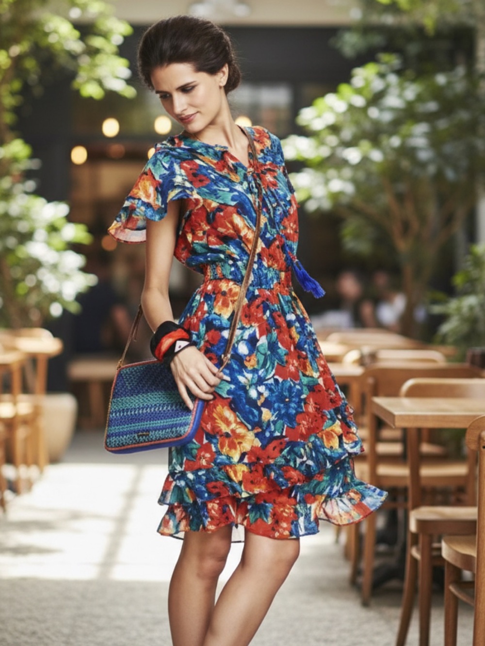 DURO OLOWU floral dress